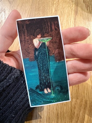 Circe Invidiosa Sticker – Greek Mythology Witch Art | Magical Goddess Sticker - Etsy
