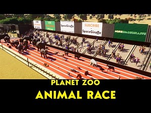 All Animals Race in Planet Zoo! (cheetah, tiger, elephant...)