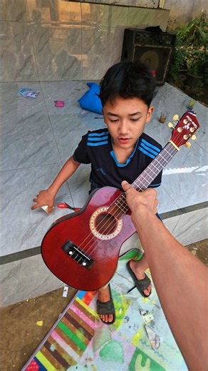 playing guitar