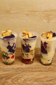 Easiest halo halo with custard milk #fypシviralシ2024 #halohalo #summertime #easyrecipe | Neri's kitchen