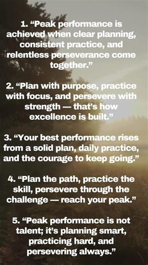 Plan smart. Practice daily. #dailymotivation.