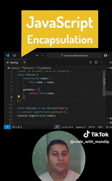 Encapsulation in JavaScript: Protecting Data