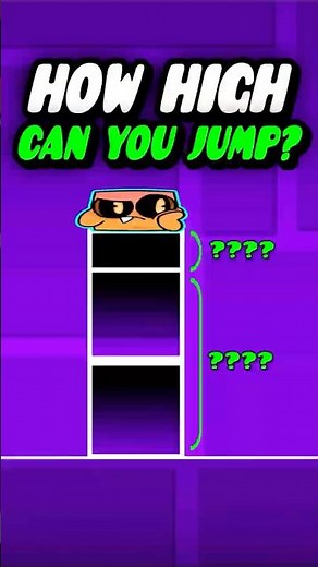 How Many Blocks Can You Jump In Geometry Dash? #geometrydash