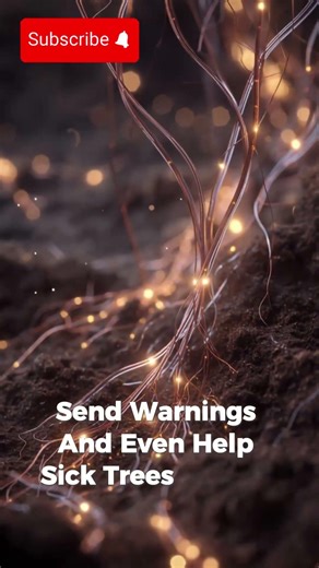 Trees Send Messages Underground?! 🤯 #shorts