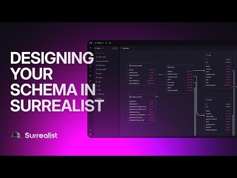 Designing your schema in Surrealist
