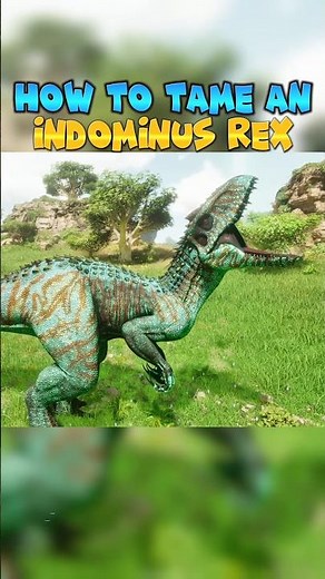 🏹How To Tame an Indominus Rex in ARK Survival Ascended #ark #arksurvivalascended #indominusrex