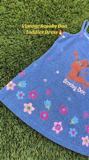 Vintage Scooby Doo Toddler Dress - Thrift Finds Galore