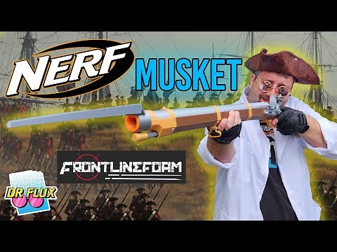 A Nerf Flint Lock Musket Blaster