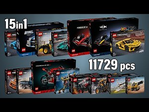 All LEGO Technic 2025 1HY (15in1)[11729 pcs] Step-by-Step Building Instructions ‪@TopBrickBuilder‬