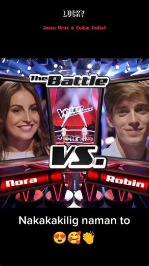 Nora x Robin singing LUCKY 🥰👏 #Lucky #thevoiceaustralia #thevoiceteens #song #lyrics #music #lovestory #foryou #foryoupage #viral #fyp #fypシ #fyppppppppppppppppppppppp