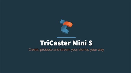 最全功能导播直播软件：TriCaster Mini S申请试用及安装