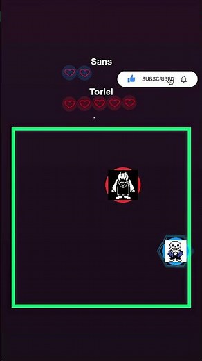 Sans vs Toriel - who will win? #undertale #deltarune #satisfyingvideo #kvux