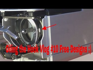 Oiling the Hook Brother PR1055x | Vlog #10 | Freedesigns #oilingthehook, #freedesigns, #pr1055x