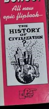 3 minute flip book history of civilization by Matt Wuerker