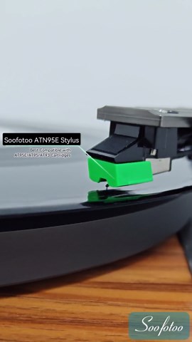 ATN95E Diamond Record Needle Replacement Stylus for Audio-Technica AT-LP120-USB Turntables Record Player, Compatible with AT95E AT93 AT3400 AT3450 Phono Cartridges