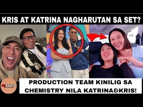 HINDI NA MAITATAGO! KATRINA HALILI AT KRIS LAWRENCE, LABIS ANG KILIG SA LIKOD NG KAMERA!