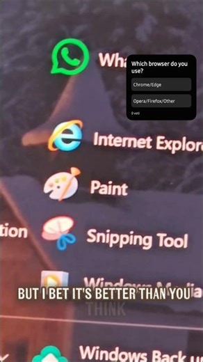 Internet Explorer isn't THAT bad... #shorts