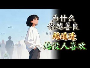 一种高级的孤独：心理学揭示，为什么你越善良，越通透，越没人喜欢？ | 思维空间 0505 | 2025