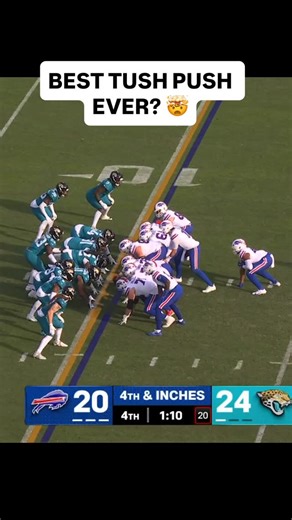 THE STRENGTH FROM JOSH ALLEN AND THE BILLS ON THIS TUSH PUSH 😤 (via @nfl) | SportsCenter