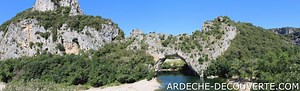 Le Pont d'Arc en Ardèche à Vallon Pont d'Arc