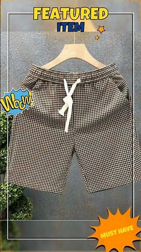 Men's Drawstring Shorts with Pockets