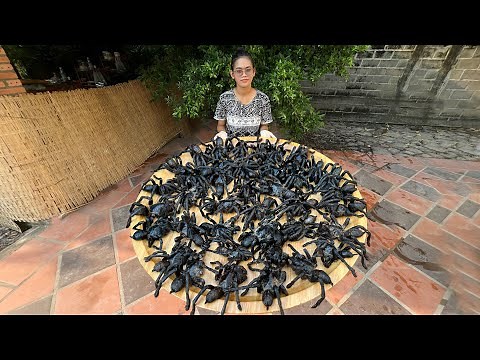Cooking Tarantula with Unique Style and Delicious Eating | Cooking Special Insects