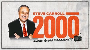 A heartwarming pregame ceremony for the beloved Steve Carroll, who recently called his 2,000th game as the Ducks' radio/Ducks Stream play-by-play announcer. | Anaheim Ducks