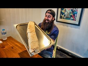 BREW'S GIANT BURRITO CHALLENGE | BeardMeatsFood