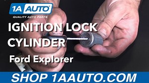 How to Replace Ignition Lock Cylinder 2006-10 Ford Explorer