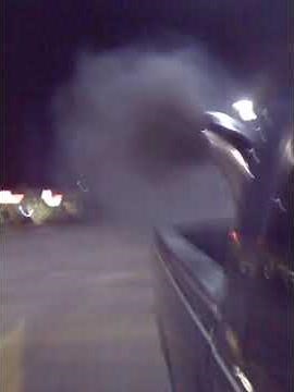 My 6.5 diesel blowing a little black smoke.
