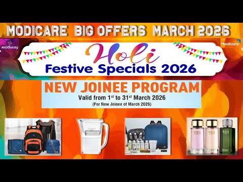 Modicare 5 Big Offers March 2026 I Holi Festive Specials 2026