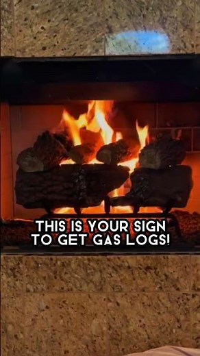 🔥 This is your sign to get gas logs!