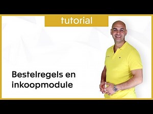 Exact Online Bouw video tutorial - bestelregels & inkoopmodule