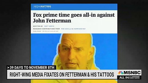 Chris Hayes: “Fox News in particular is just monomaniacally obsessed” with attacking John Fetterman