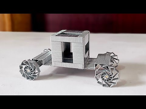 How to make a stapler pin car without glue| stapler pin craft | staples pin project