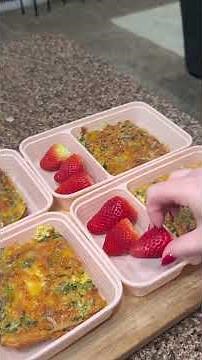 Meals for the week in my Bentgo meal prep containers! These containers help so much with portioning