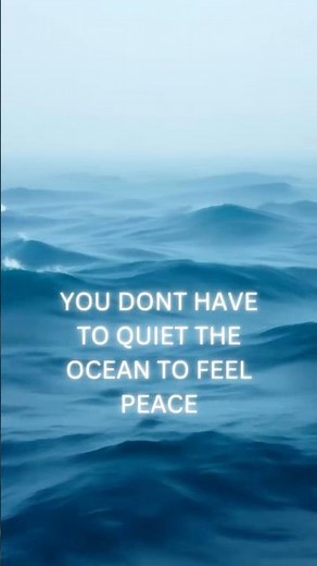 Peaceful Ocean With Quote to Quiet the Mind#quote #mindfulness #calm #focusmeditation #relax