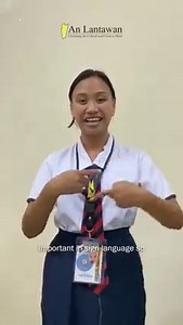 𝗛𝗲𝗿𝗲'𝘀 𝘁𝗼 𝗯𝗲𝗶𝗻𝗴 𝗵𝗲𝗮𝗿𝗱👂 Learn some basic Filipino Sign Language (FSL) for greetings and communication with Zoe Campanero, a Bachelor of Special Needs Education student and one of the An Lantawan Illustrators. Filipino Sign Language (FSL) is the official sign language of the Deaf community in the Philippines, recognized by Republic Act No. 11106 or the Filipino Sign Language (FSL) Act. Words by Marielle Hernali | An Lantawan Features Produced by Christopher Go | An Lantawan Multi
