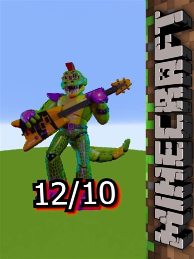 Minecraft: BEST Five Nights at Freddy's SECURITY BREACH BUILDS #minecraftshorts #fnaf #shorts