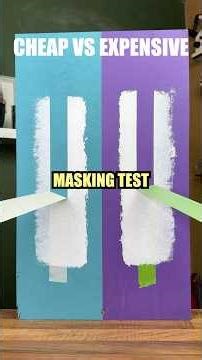 I tested cheap vs expensive masking tape?!