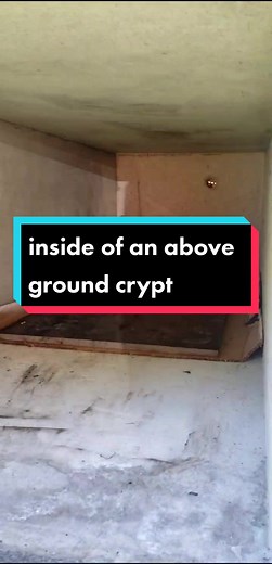 Inside of an above ground crypt. similar to a Mausoleum on the inside. #cemetery #abovegroundcrypt #funeraldirector #crypt