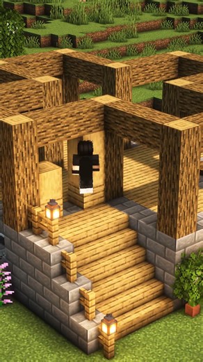 3.6K views · 46 reactions | How To Built a Simple Survival House in Minecraft #minecraft #short #shortsvideos #minecraftbuilding | Craftree | Facebook