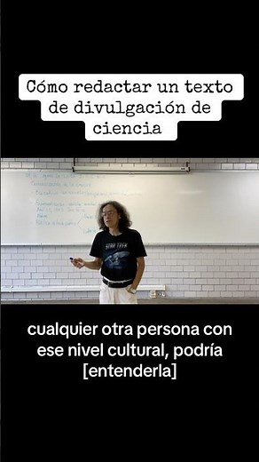 Cómo redactar un texto de divulgación de ciencia