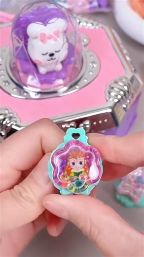 Magic box making keychains 💜🐰#magicbox #keychains #diycrafts #toyreview