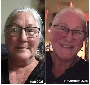 🧡Client Spotlight of the Day🧡 My beautiful cousin Janice Scott Tylkowski♥️ She is doing so great y’all, not even 2 months on plan and she’s down 3 inches!! 💛A couple months ago, Janice called me and said, “Cat… I feel exhausted and I need to get this weight off.” My heart hurt for her because I could hear the heaviness in her voice. I have been there y’all! Like I was… 💔 She was tired before the day even began. 💔 Her body hurt. 💔 She didn’t like how she looked or how she felt anymore. 🙏🏼