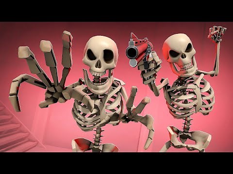 2 SCP СКЕЛЕТА ПРЕДАТЕЛЯ VS 30 ЧЕЛОВЕК В SCP : SECRET LABORATORY