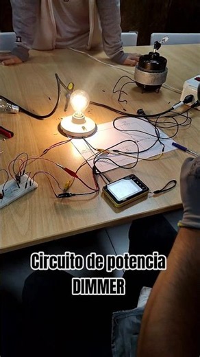 DIMMER , electrónica de potencia 😧🔥 #ingenieria #circuitoselétricos #educacion #paratiiiiiiiiiiii