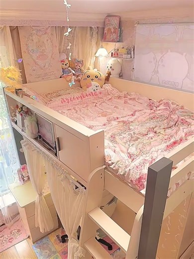 Finally, I have my dream Room🙂‍↔️ #RoomDecor #DreamRoom #Shorts #PinkRoom #oneroomchallenge