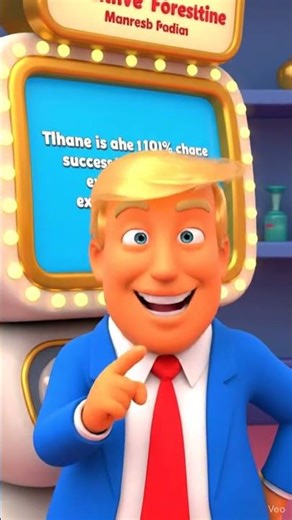 Trump’s Super Positive Weather Forecast ☀️😂 Cartoon Fun #funnytrump