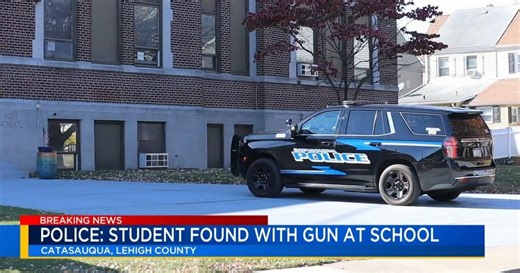 Student found with gun at Innovative Arts Academy in Catasauqua